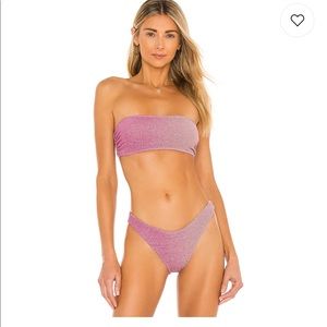Beach Riot Kelsey bikini in pink shine ombré
